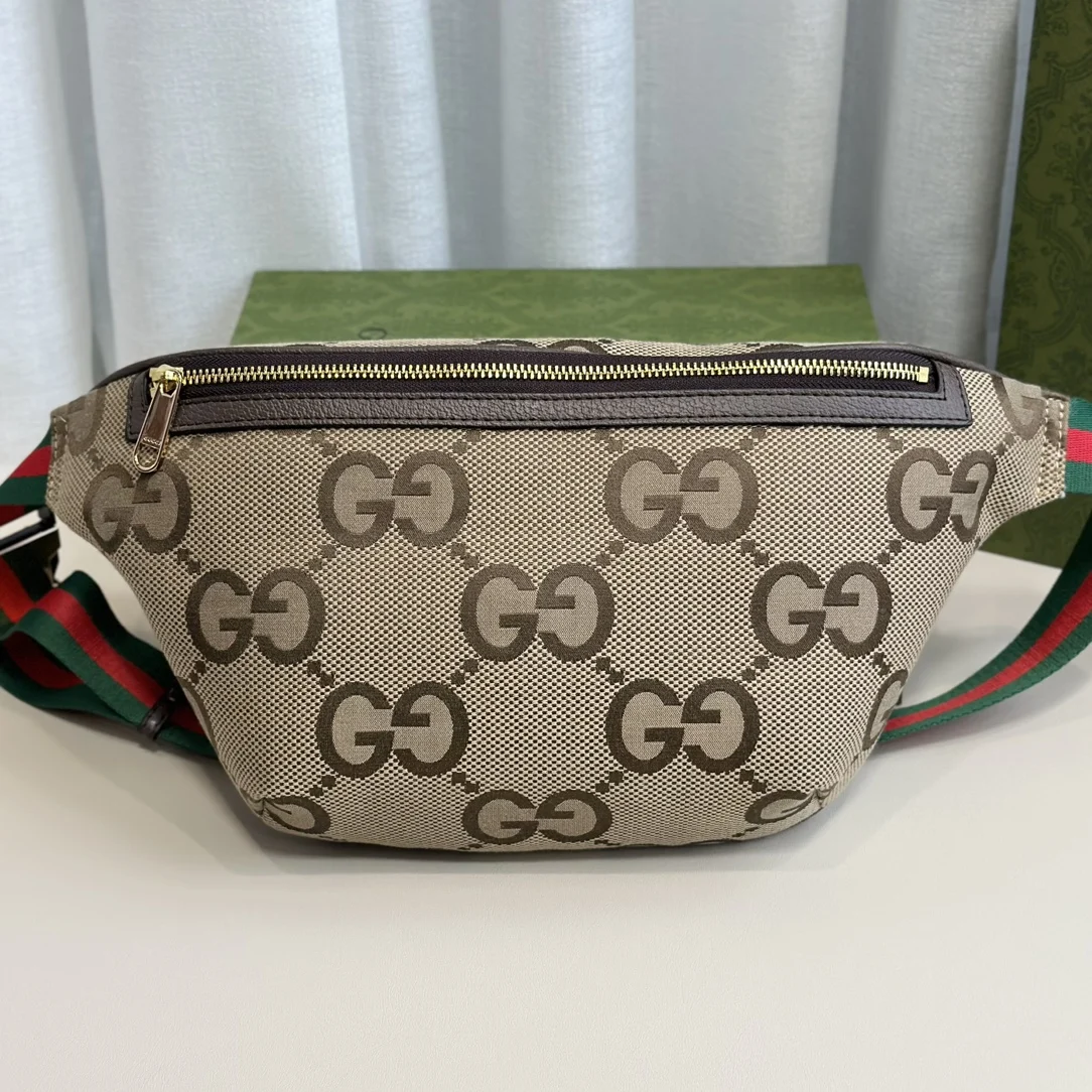 Gucci Canvas And leather Crossbody Shoulder Bag Belt Bag Bumbag
