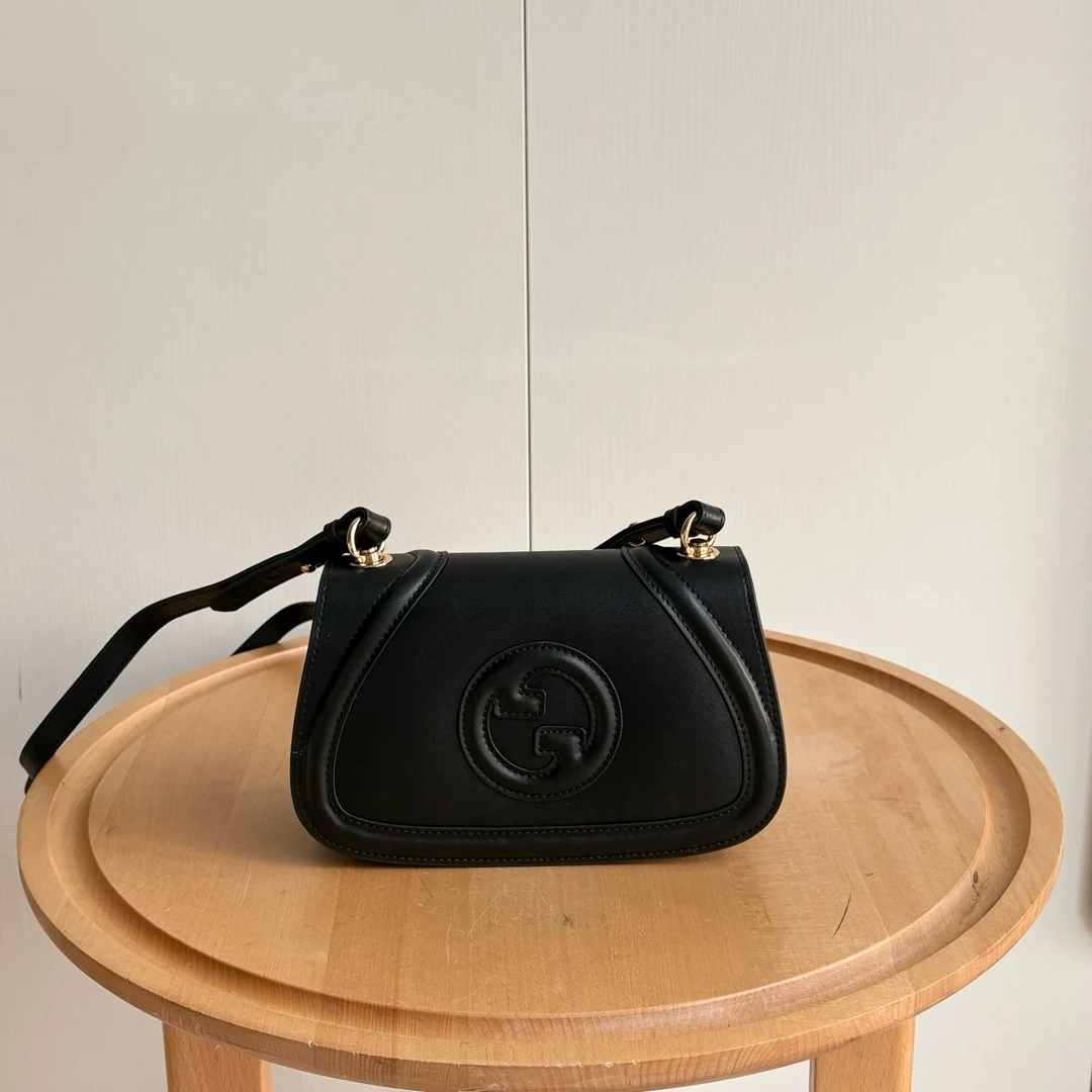 Gucci Blondie Double G Logo Canvas Bag Shoulder Crossbody Tote Bag 815700