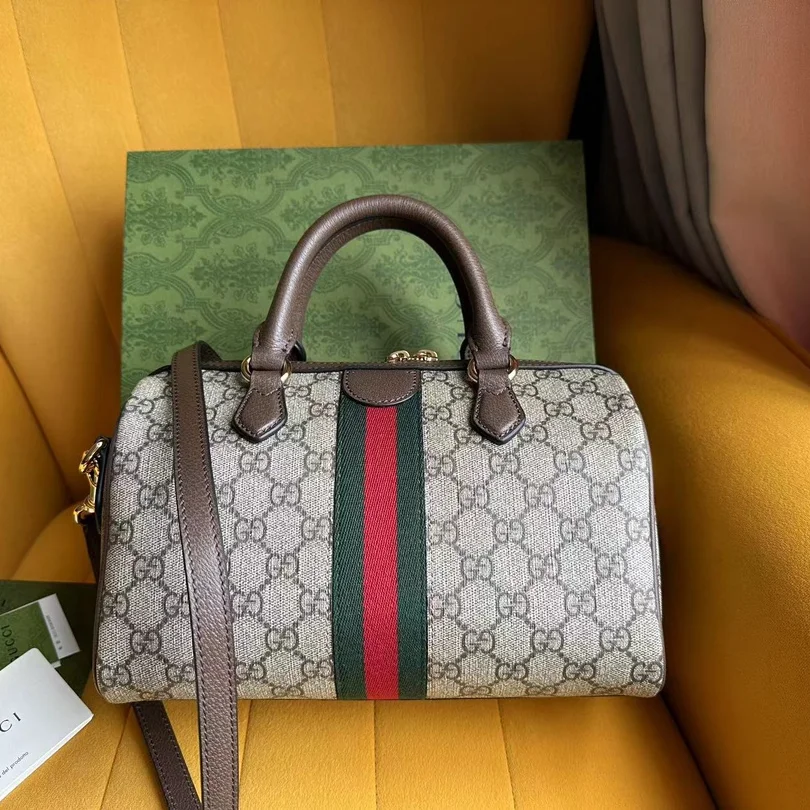 Gucci Ophidia Double G Logo Shoulder Crossbody Canvas Bag Tote Bag 10A Quality 772061