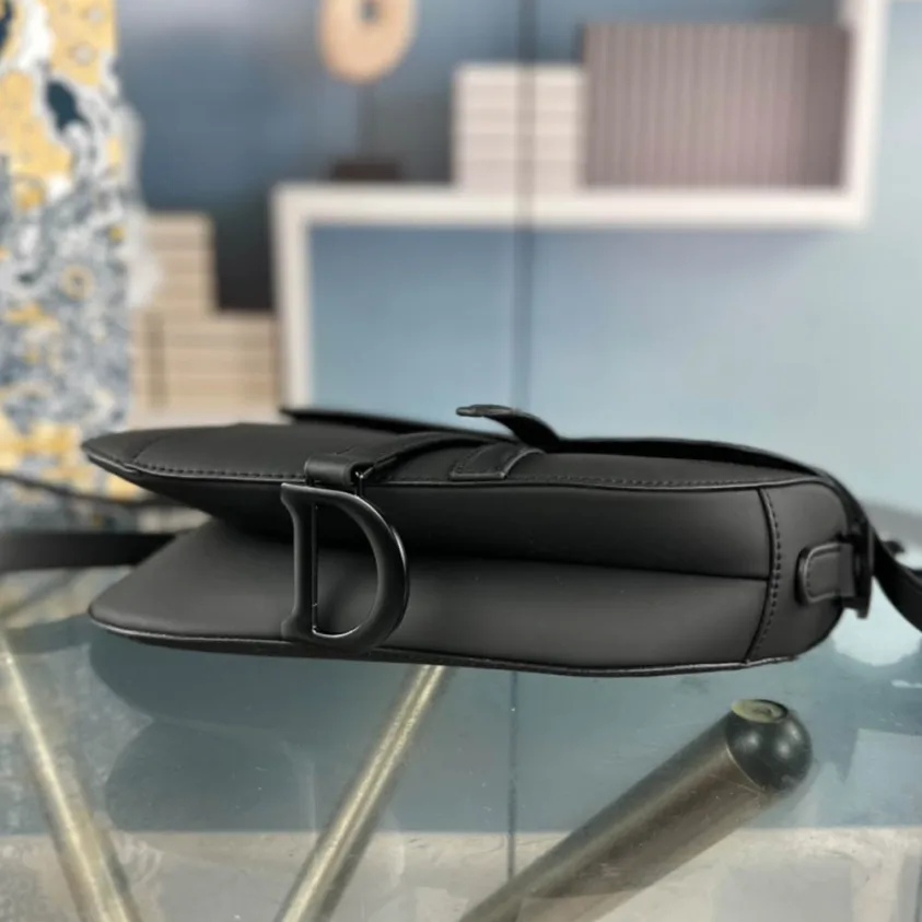 Dior Saddle Bag Matte Leather Shoulder Bag