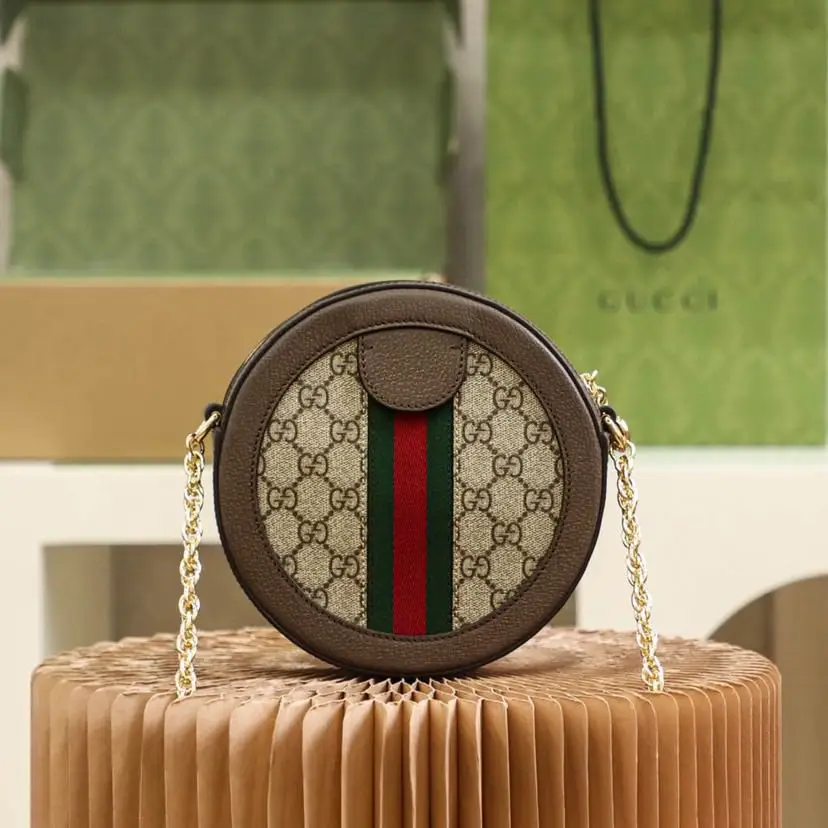 Gucci Ophidia Round Cake Crossbody Bag