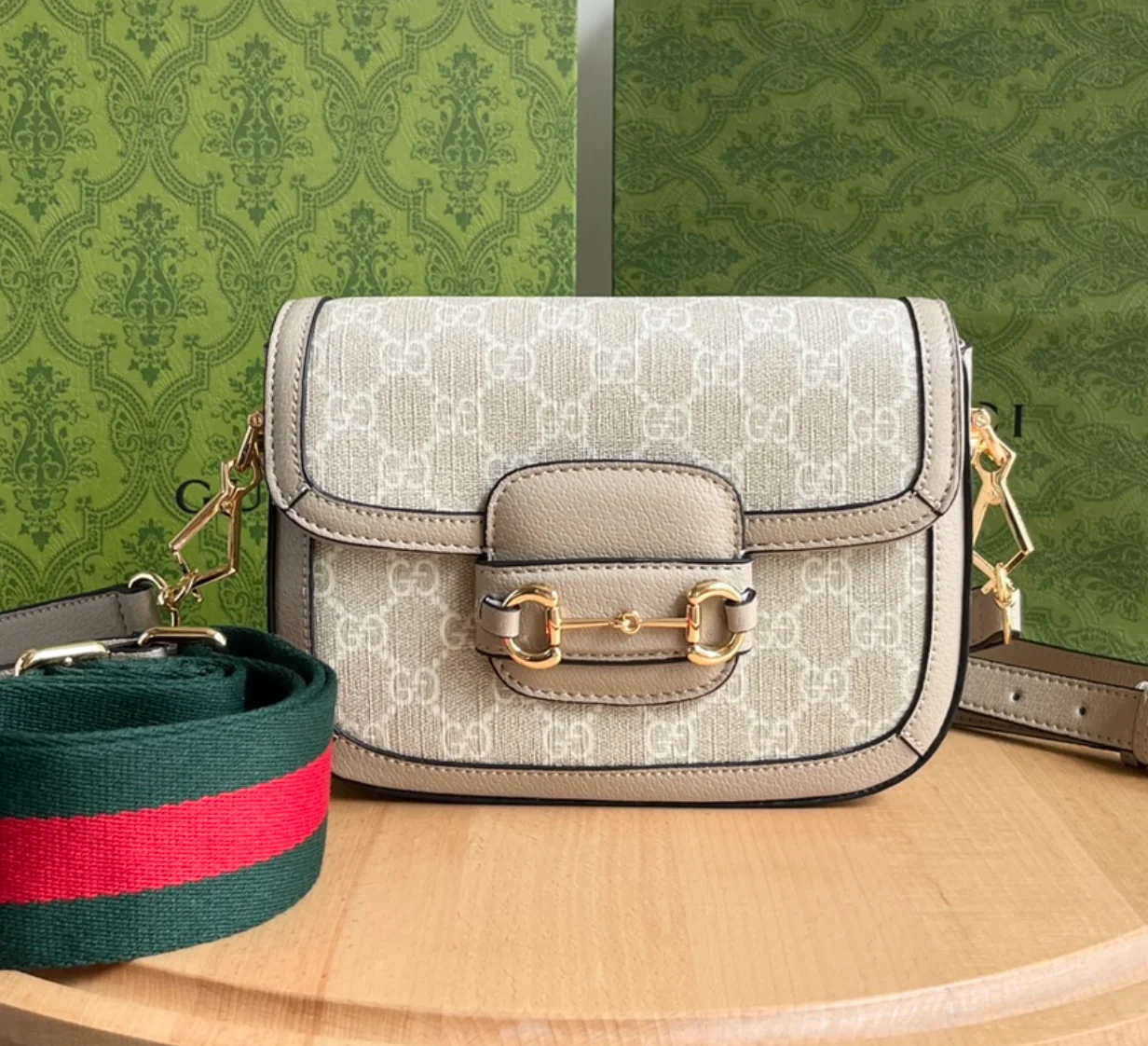 GUCCI 1955 Horsebit Shoulder Bag Mini Handbag