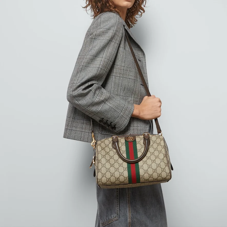 Gucci Ophidia Double G Logo Shoulder Crossbody Canvas Bag Tote Bag 10A Quality 772061