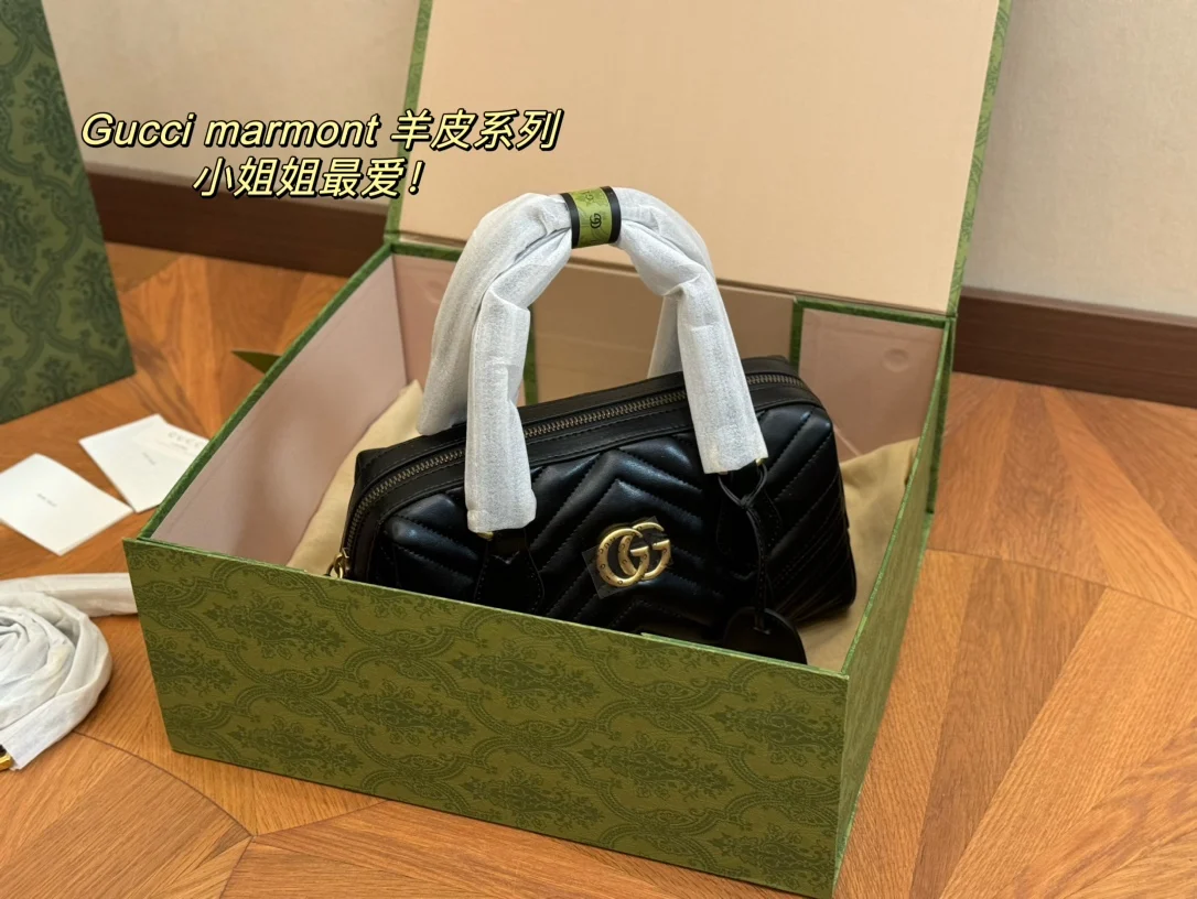 Gucci Marmont Top Handle Shoulder Bag Handbag