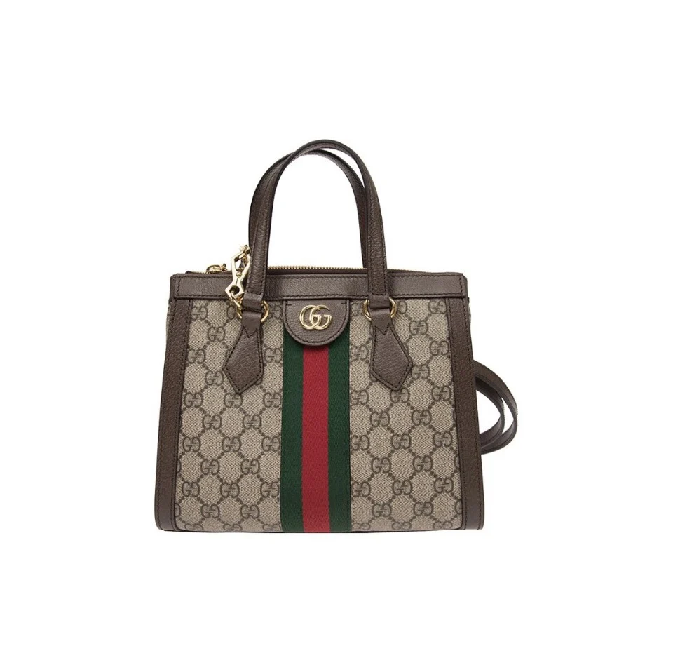 Gucci Ophidia Canvas Tote Handbag Shoulder Bag