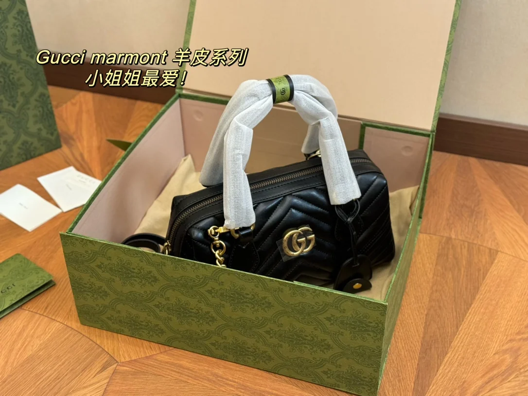 Gucci Marmont Top Handle Shoulder Bag Handbag