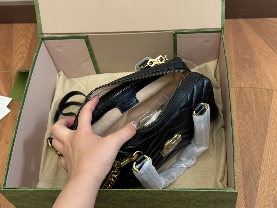 Gucci Marmont Top Handle Shoulder Bag Handbag