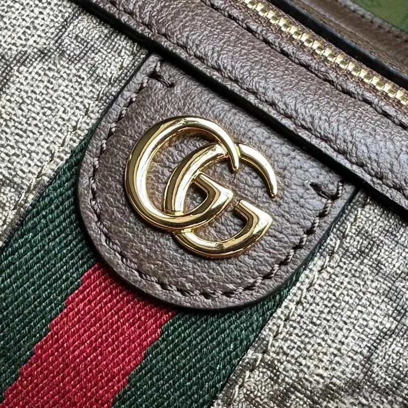 Gucci Ophidia Double G Logo Shoulder Crossbody Canvas Bag Tote Bag 10A Quality 772061