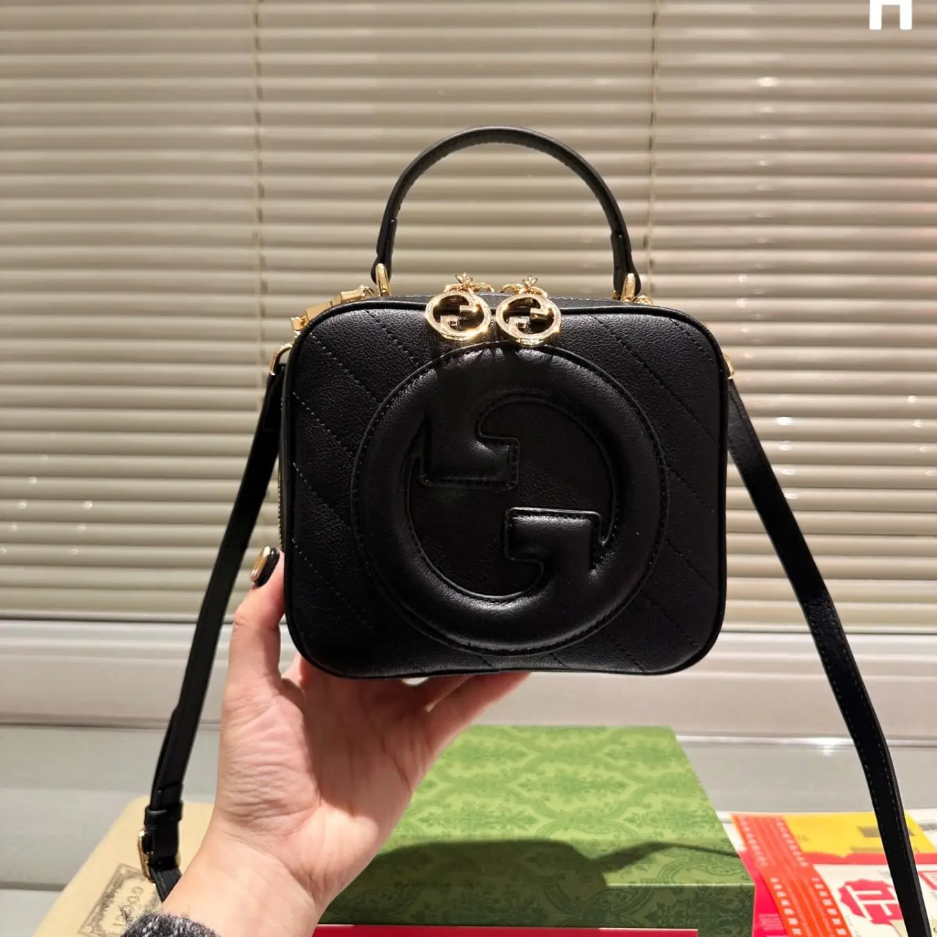 GUCCl Blondie Small Top Handle Bag