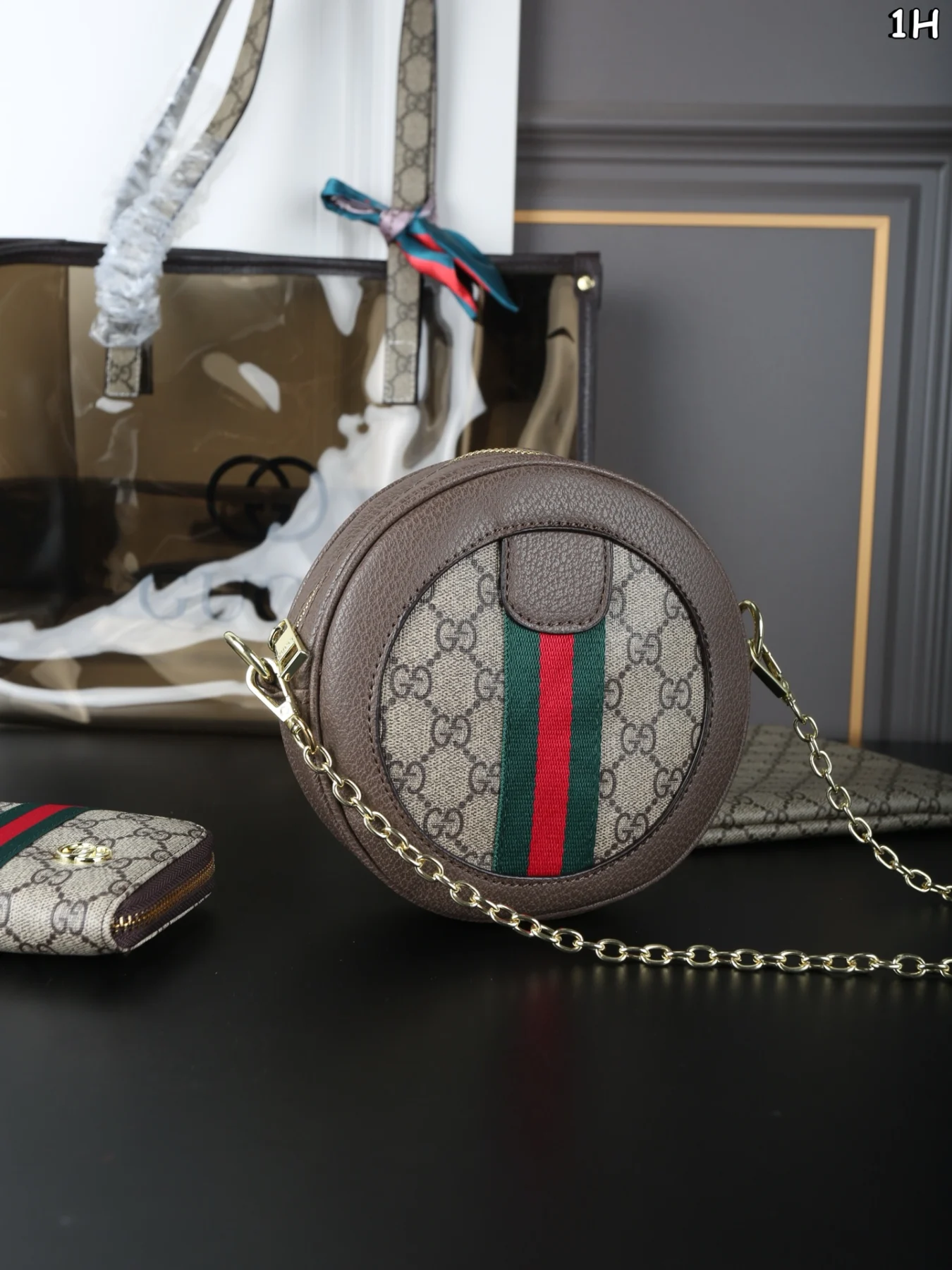 GUCCI Tote Bag + Tote Bag + Wallet