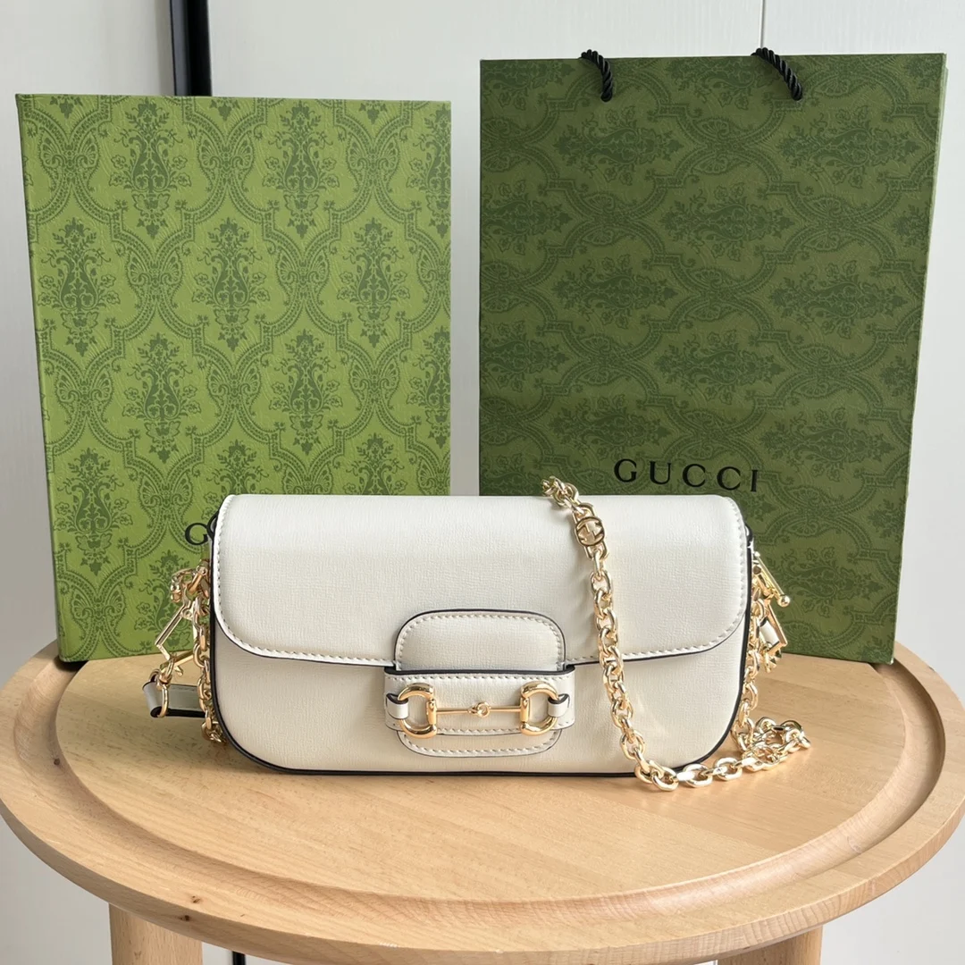 Gucci Horsebit 1955 Baguette Shoulder Bag Handbag