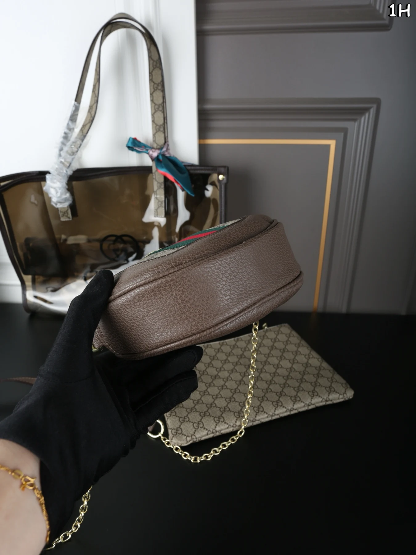 GUCCI Tote Bag + Tote Bag + Wallet