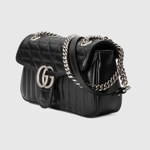Gucci GG Marmont Small Shoulder Bag Black