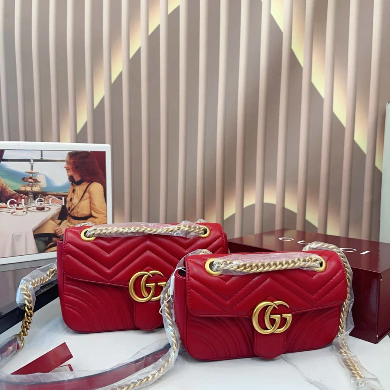 Gucci New Marmont Shoulder Bag 10A