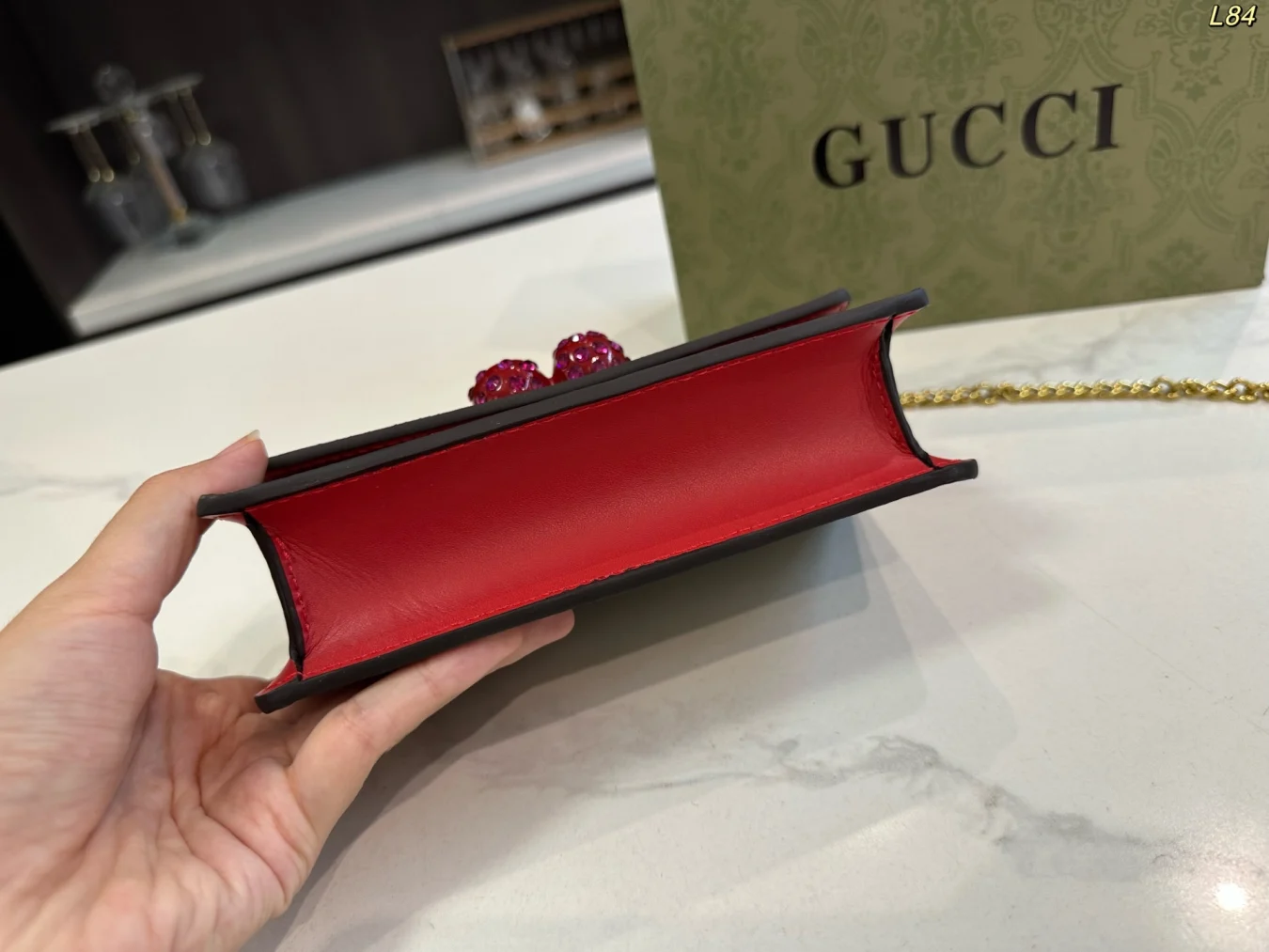 Gucci Garden Cherry Chain Bag