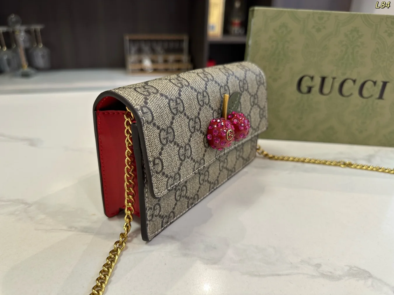 Gucci Garden Cherry Chain Bag