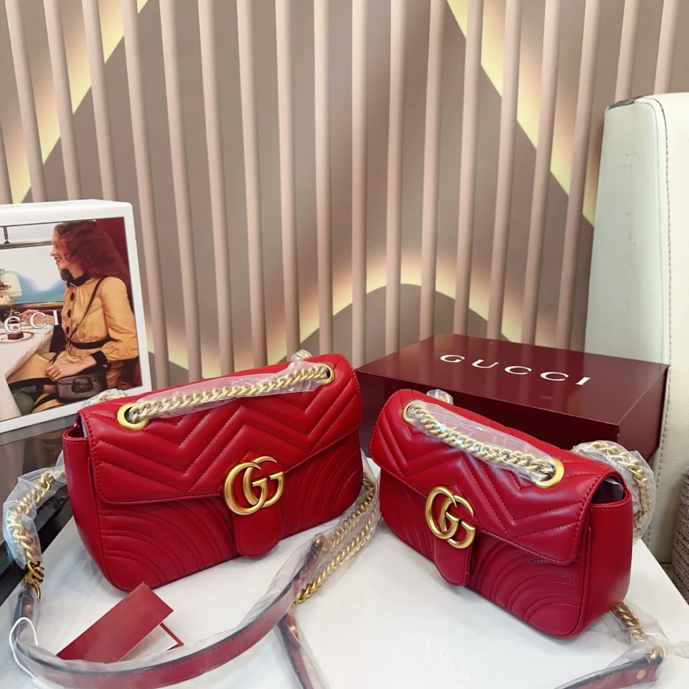 Gucci New Marmont Shoulder Bag 10A