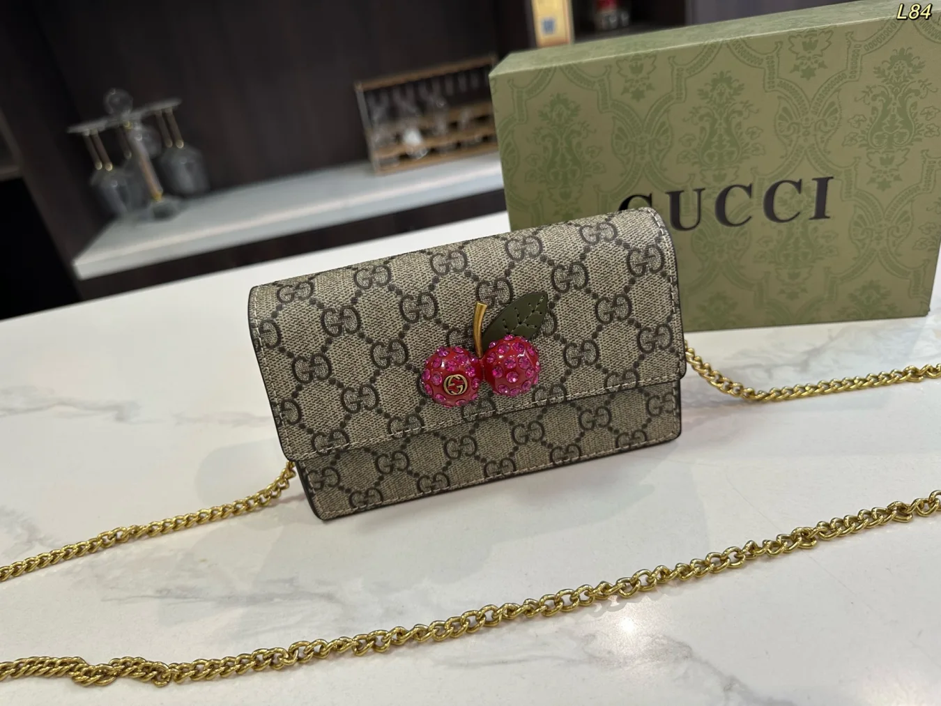 Gucci Garden Cherry Chain Bag