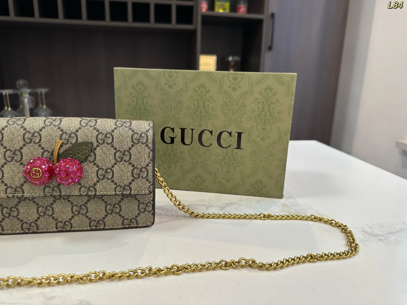 Gucci Garden Cherry Chain Bag