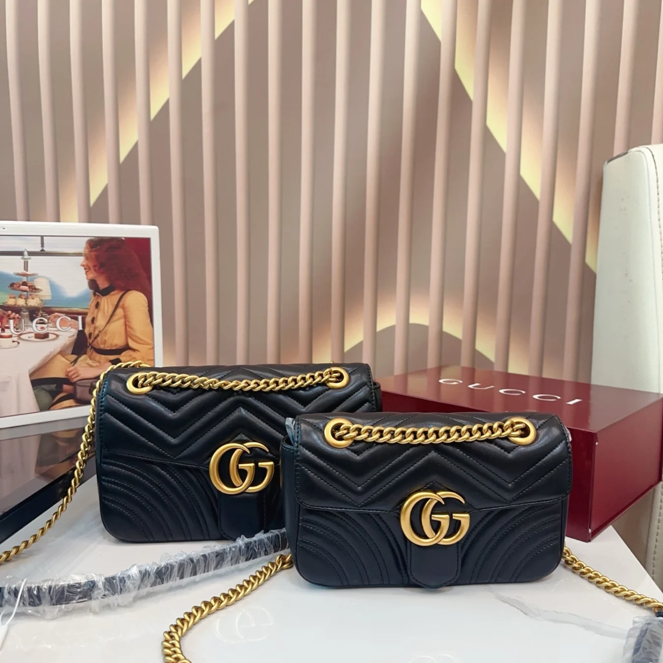 Gucci New Marmont Shoulder Bag 10A