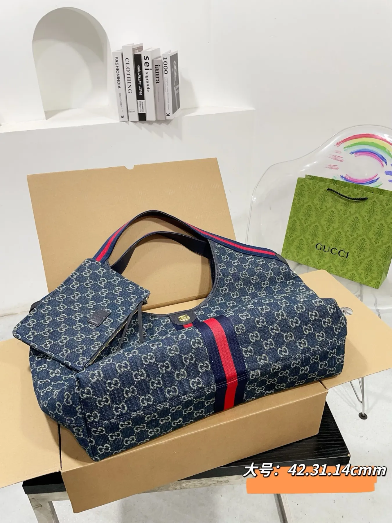 Gucci Giglio Large Tote Bag