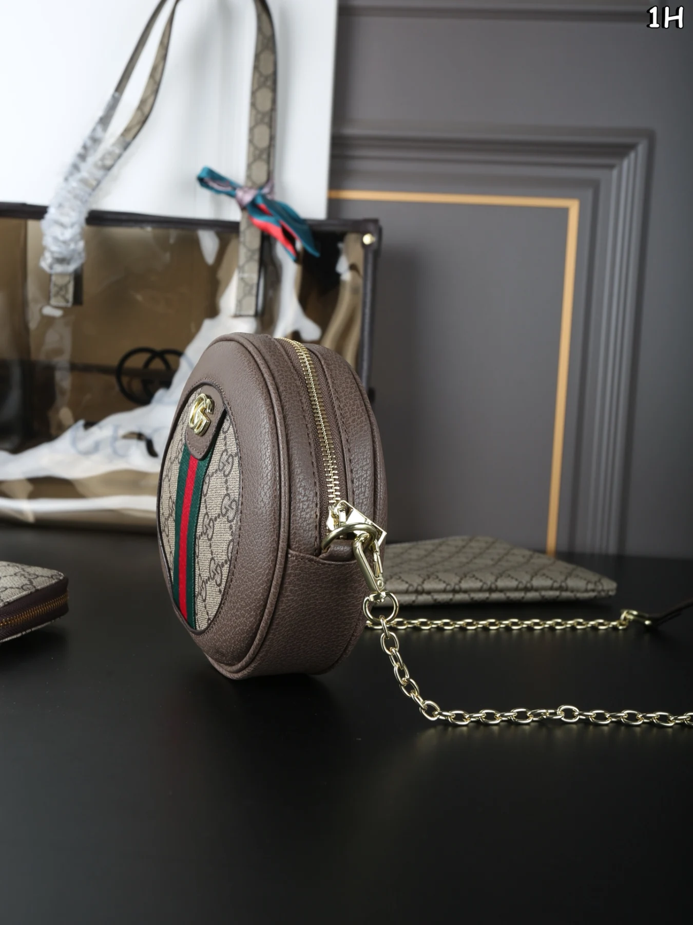 GUCCI Tote Bag + Tote Bag + Wallet