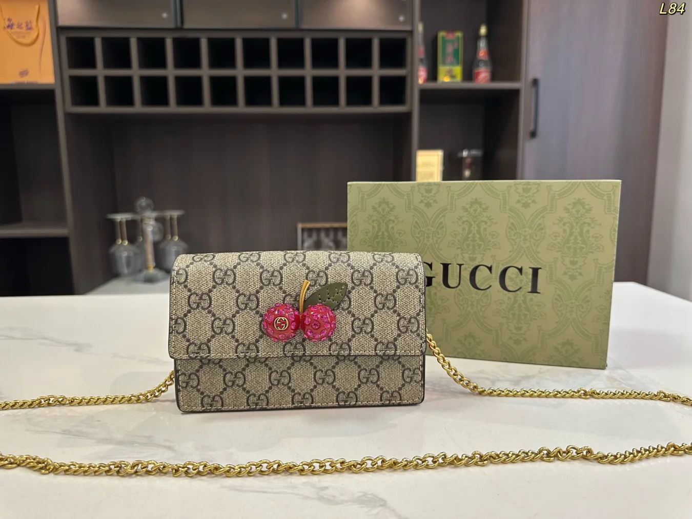 Gucci Garden Cherry Chain Bag