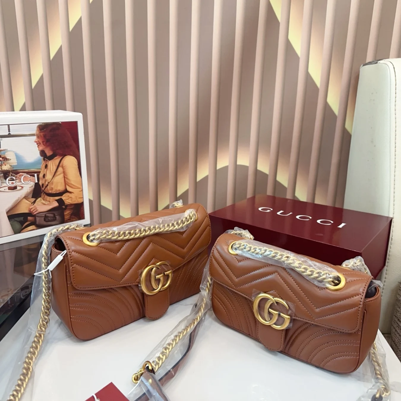 Gucci New Marmont Shoulder Bag 10A