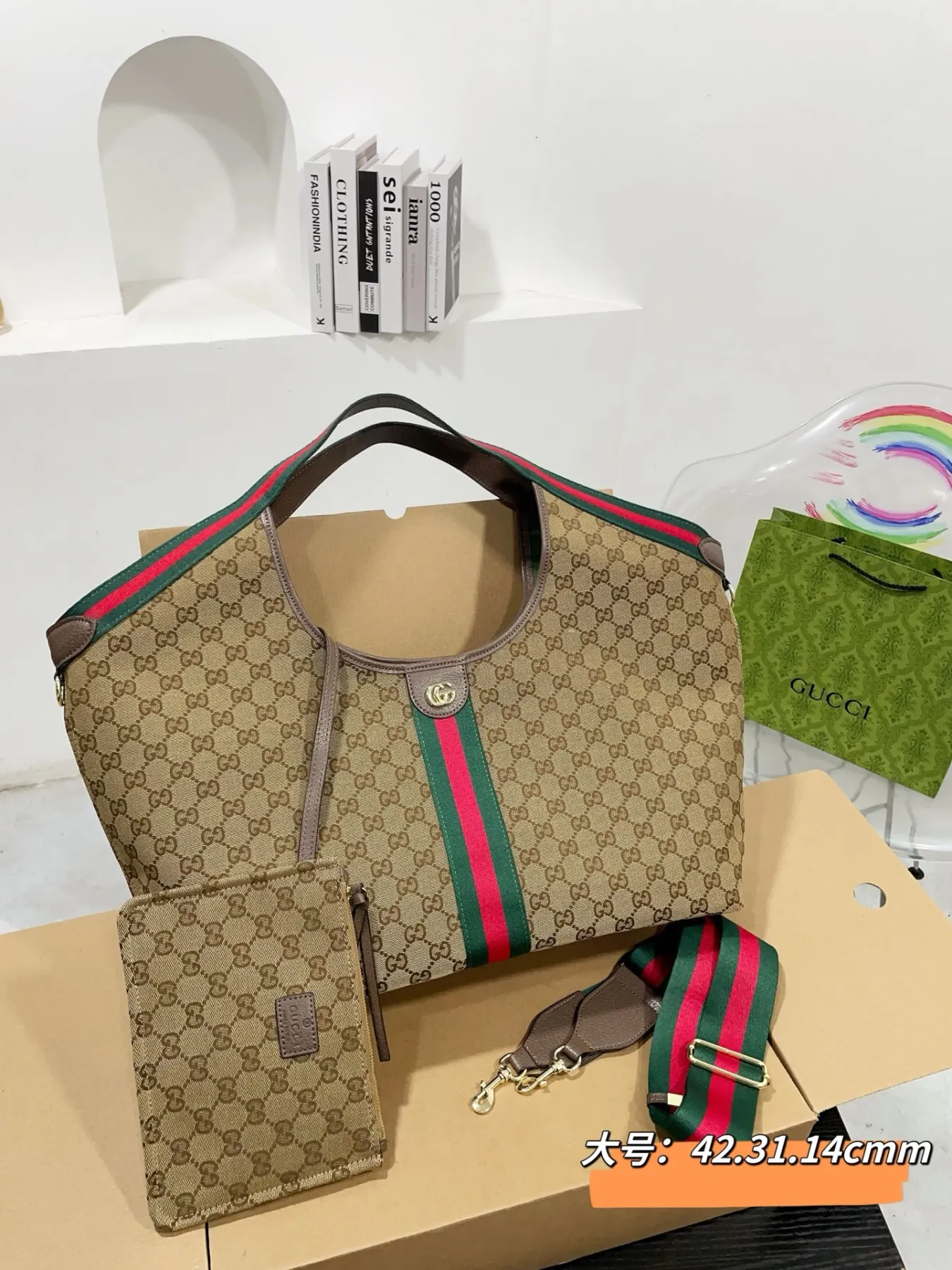Gucci Giglio Large Tote Bag