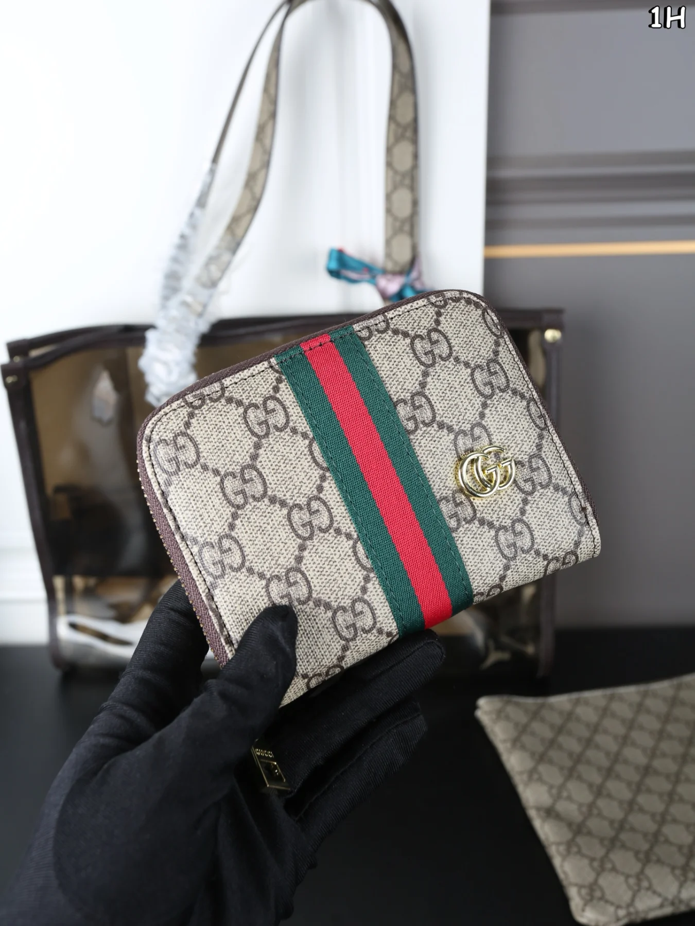GUCCI Tote Bag + Tote Bag + Wallet