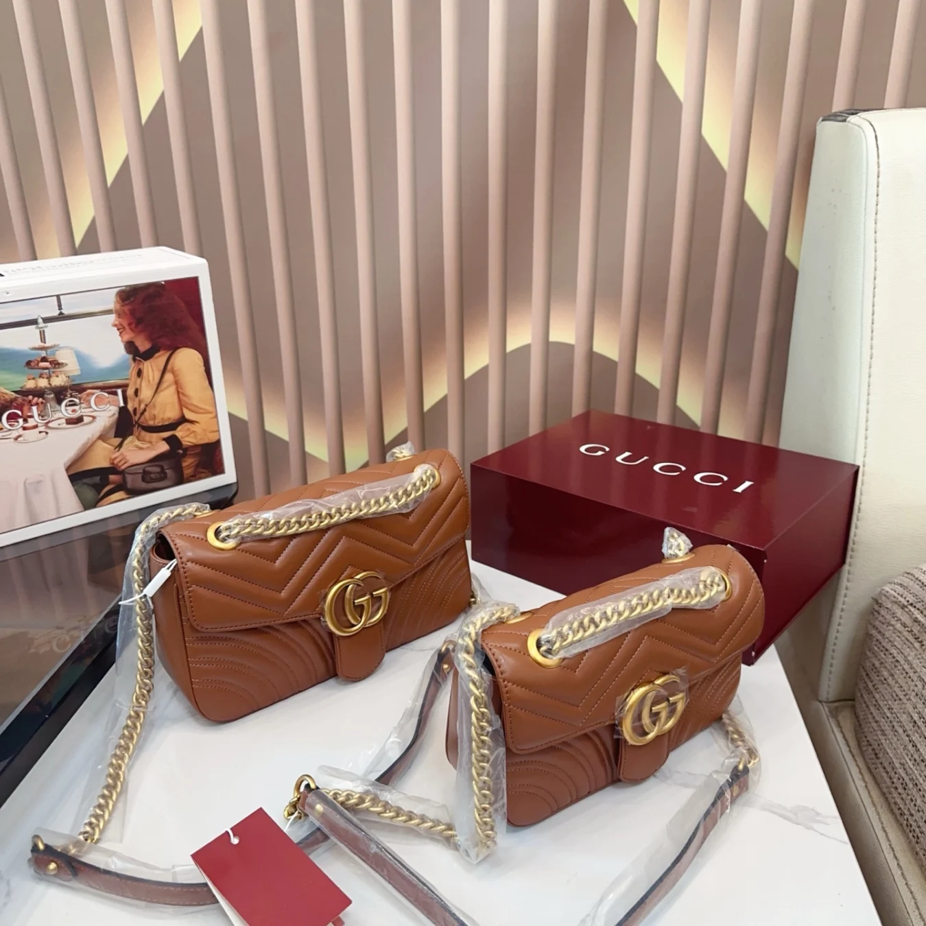 Gucci New Marmont Shoulder Bag 10A