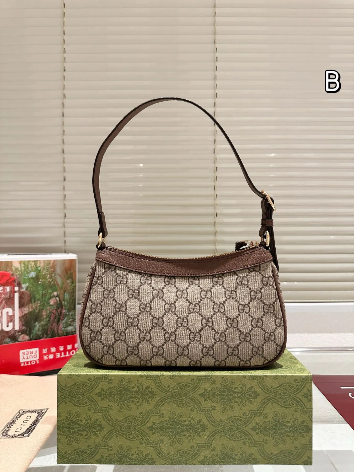GUCCI Ophidia Mahjong Underarm Handbag