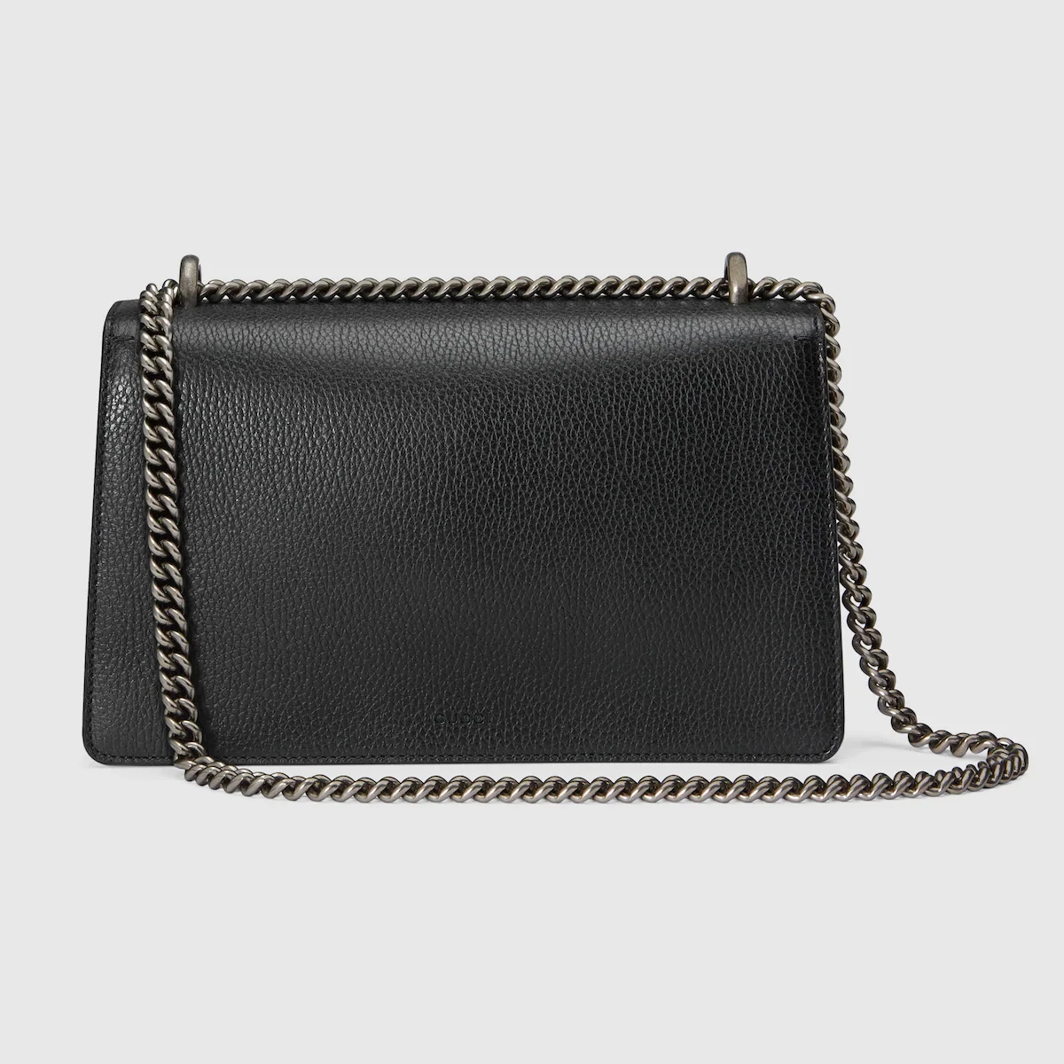 Gucci DIONYSUS GG Black Leather Small Shoulder Bag