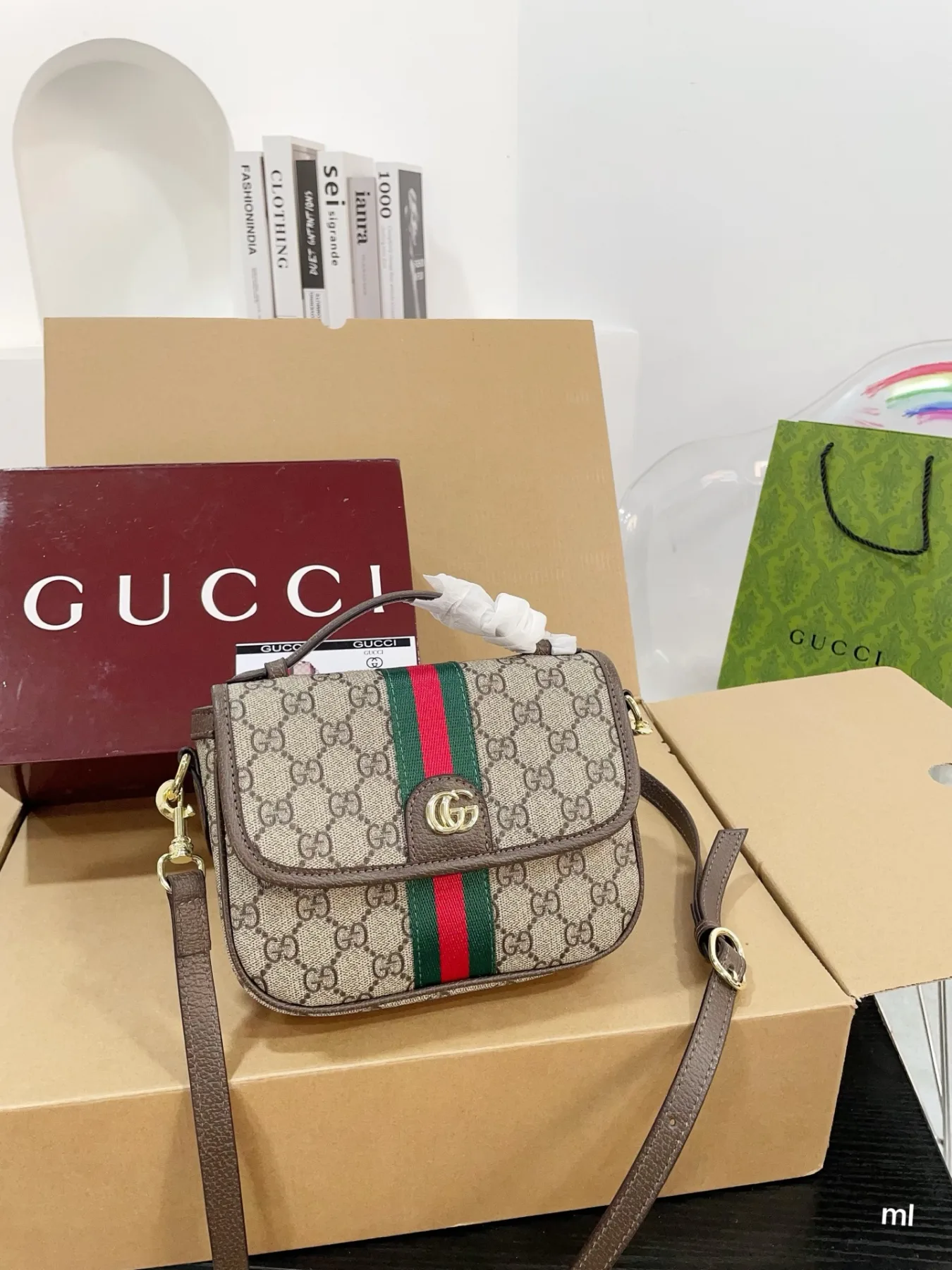 Gucci Ophidia Messenger Camera Bag