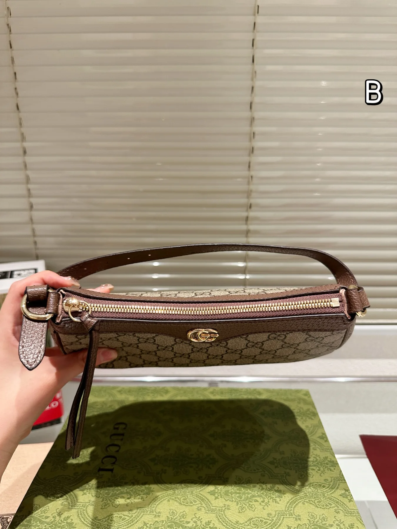 GUCCI Ophidia Mahjong Underarm Handbag