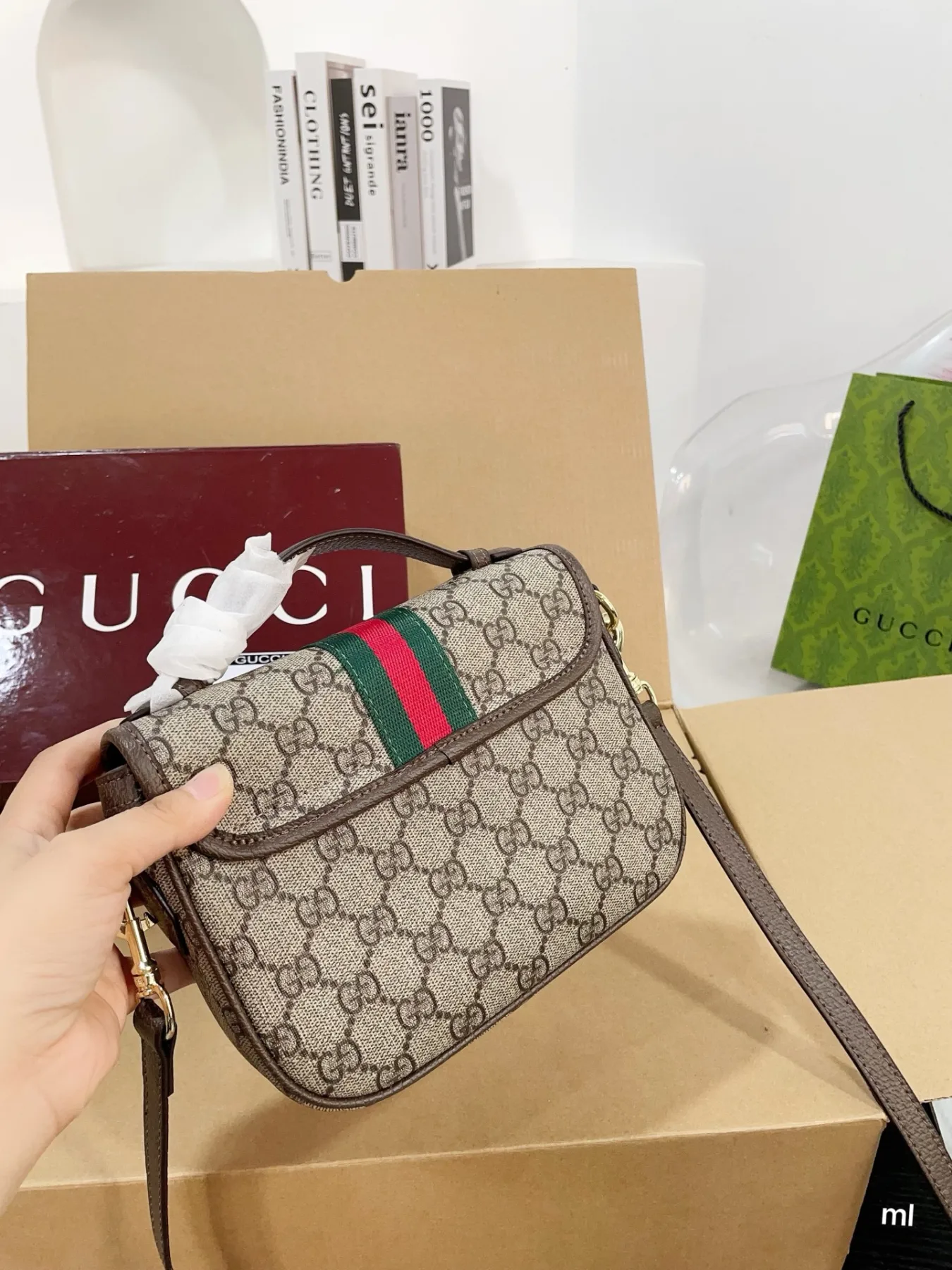 Gucci Ophidia Messenger Camera Bag