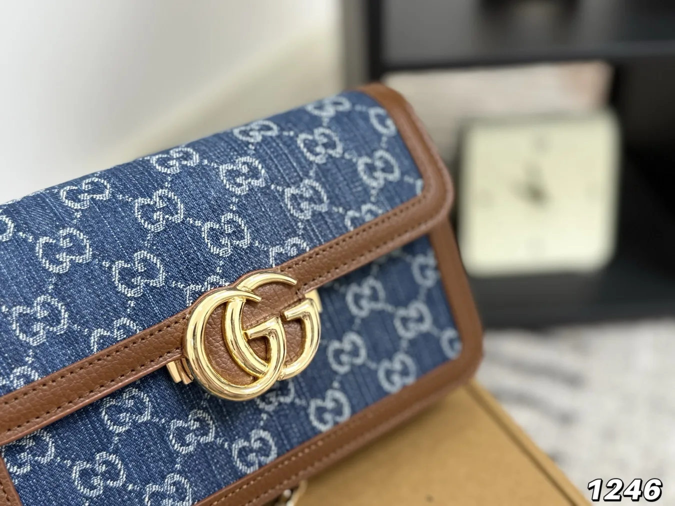 Gucci Denim Marmon Bag