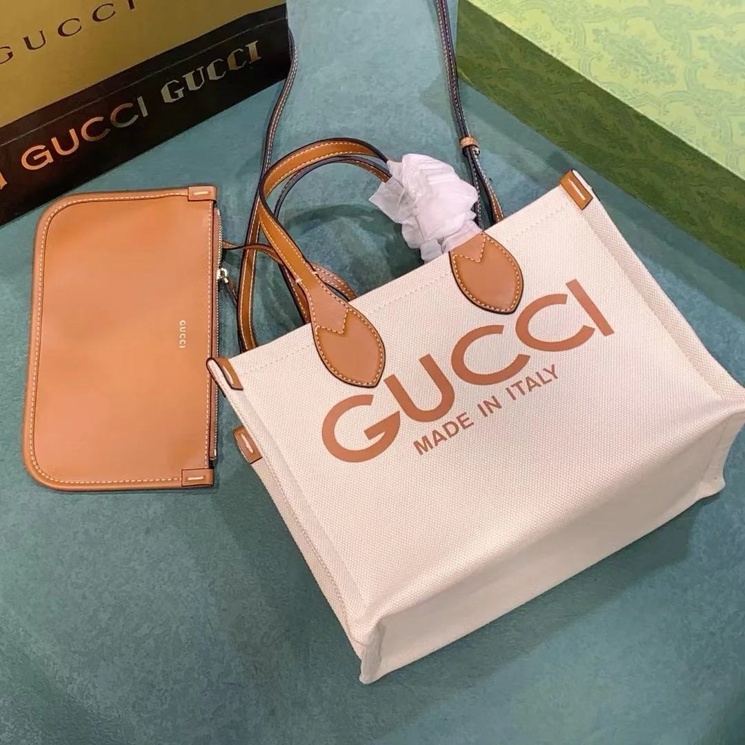 GUCCI TOTE BAG WITH GUCCI PRINT