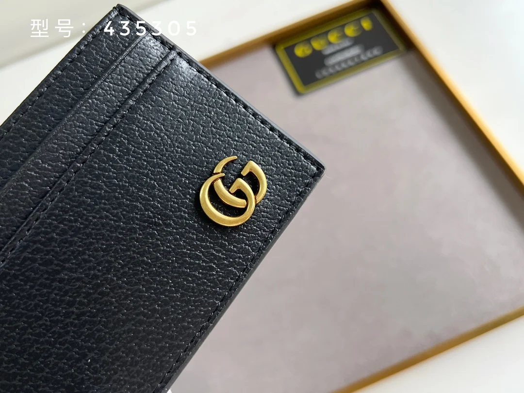 New GUCCI Marmont Card Holder, Style No. 435305