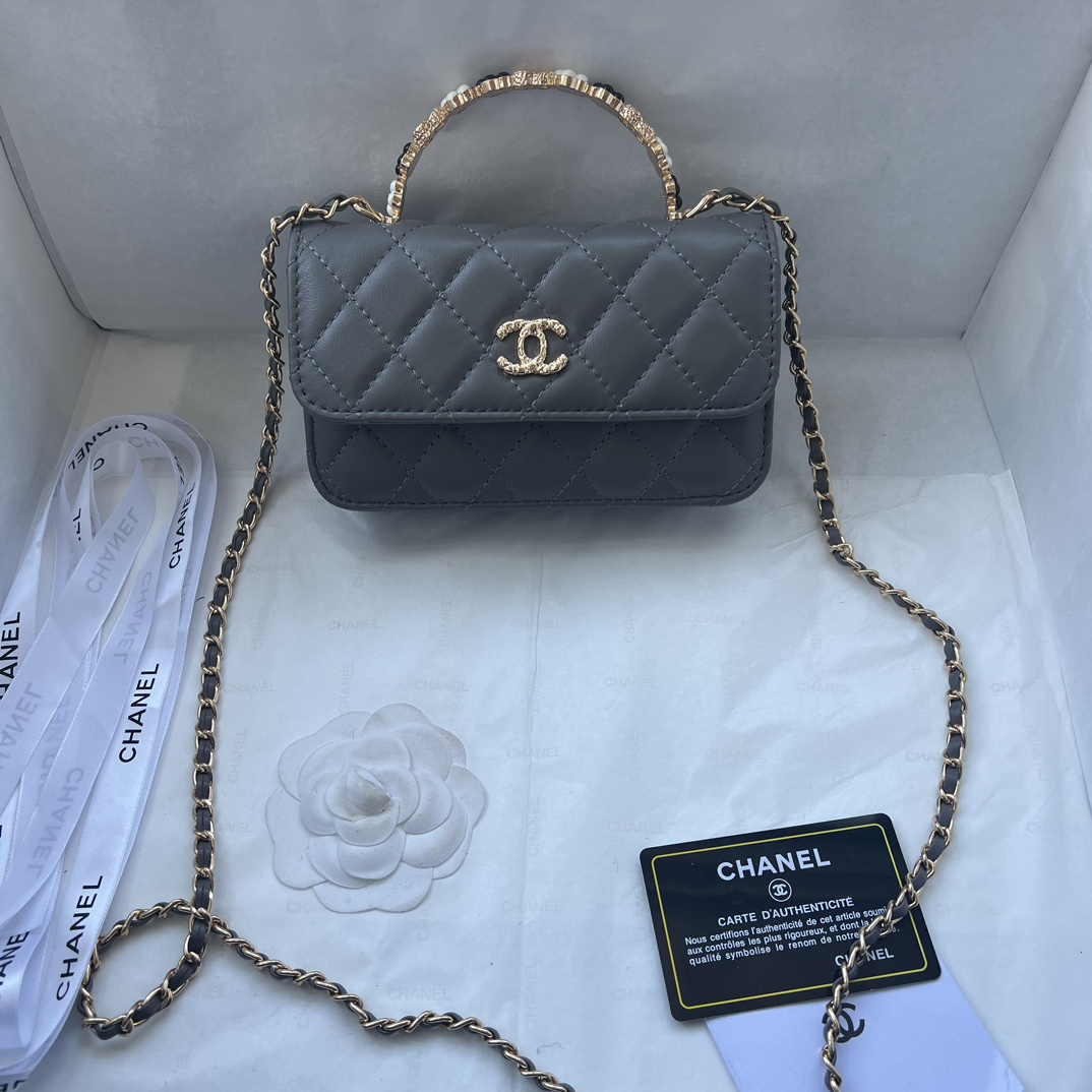 Chanel 23K Clover Enamel WOC Bag 1188