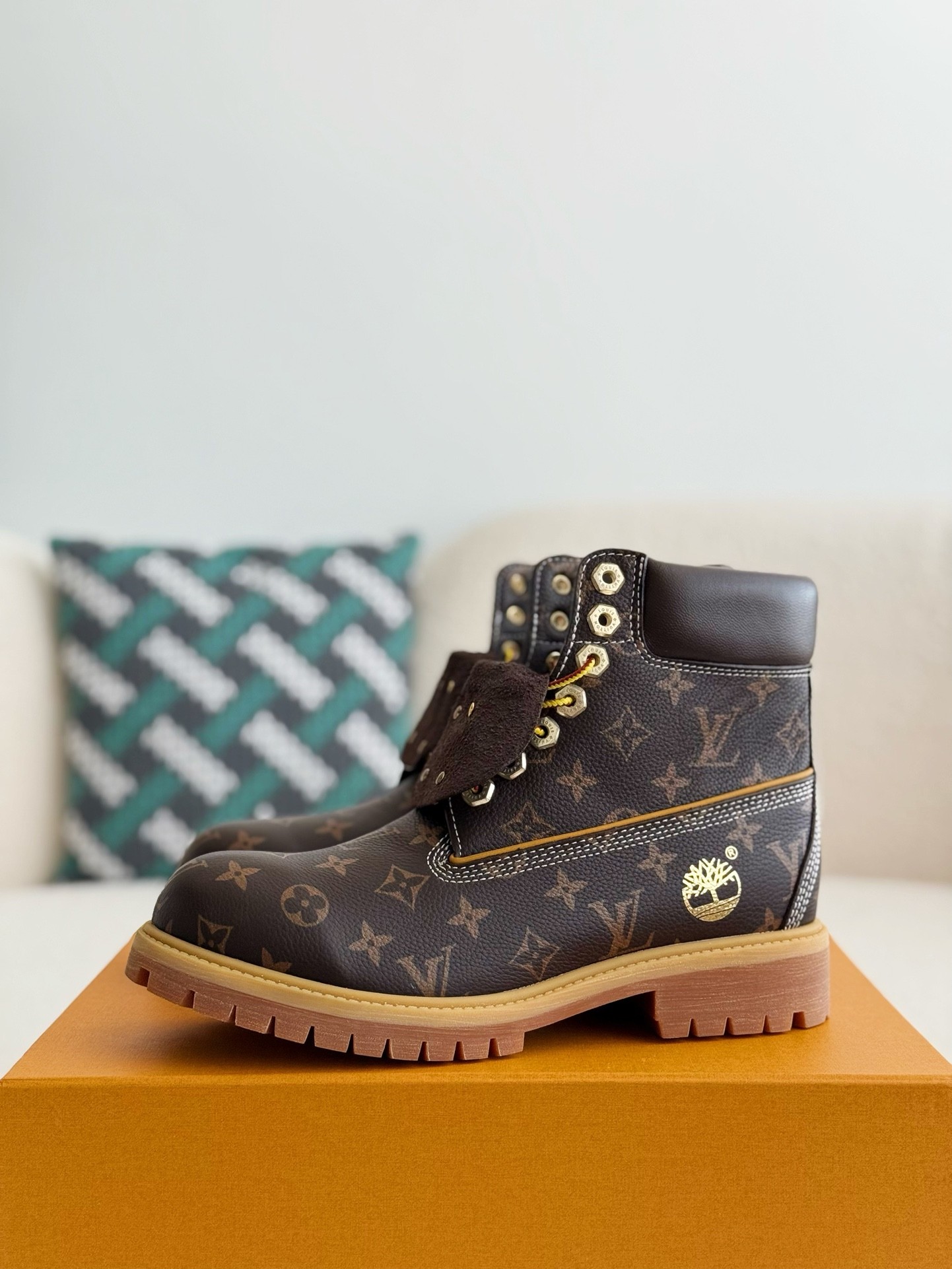 Louis Vuitton x Timberland boots/Martin boots/boots