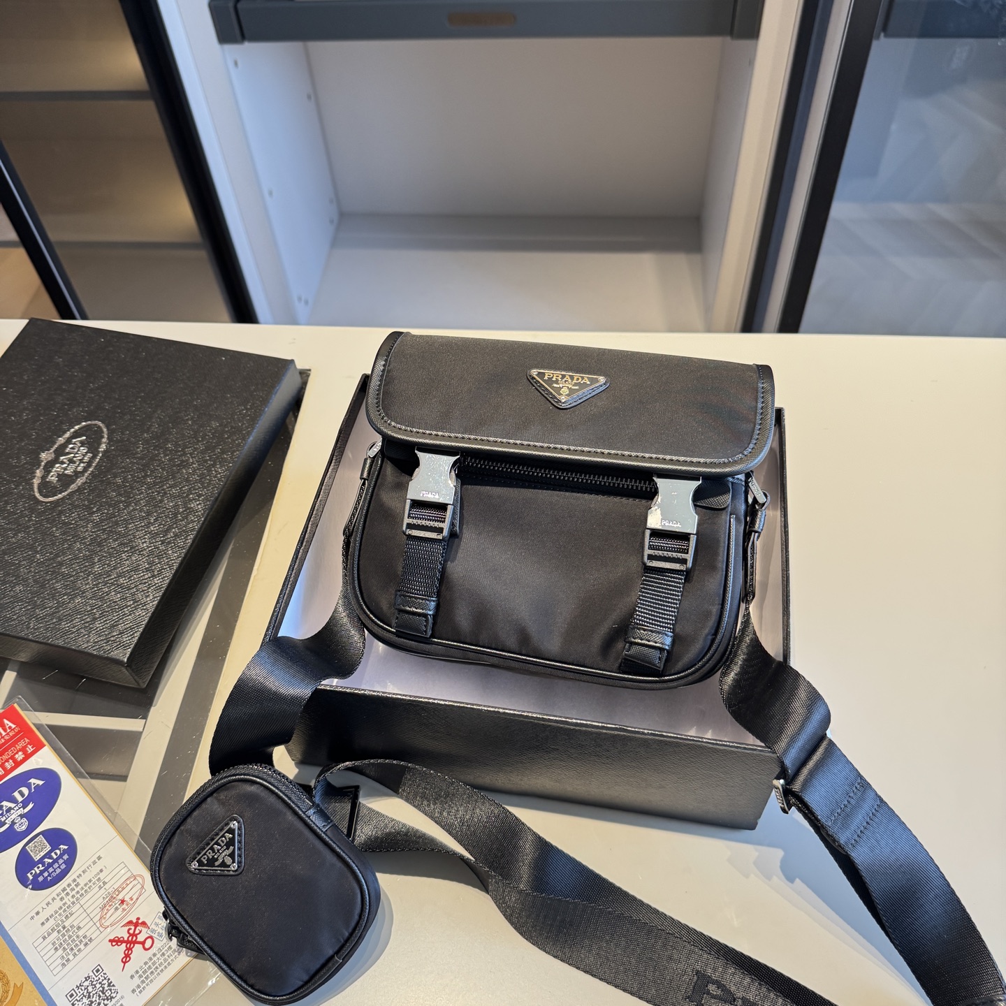 Prada's New Three-in-One Crossbody Bag