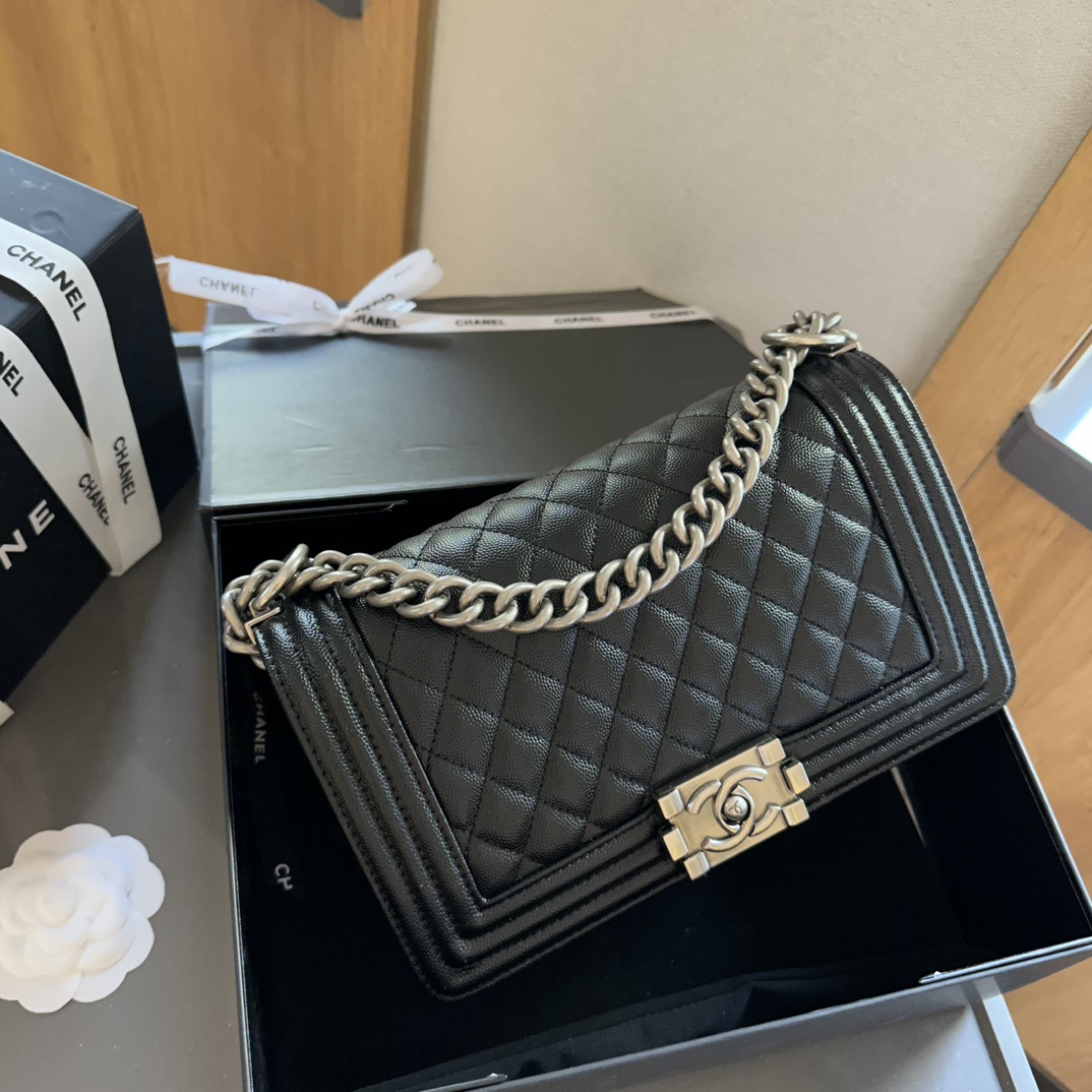 Chanel Leboy New Medium 25CM Caviar Shoulder Bag