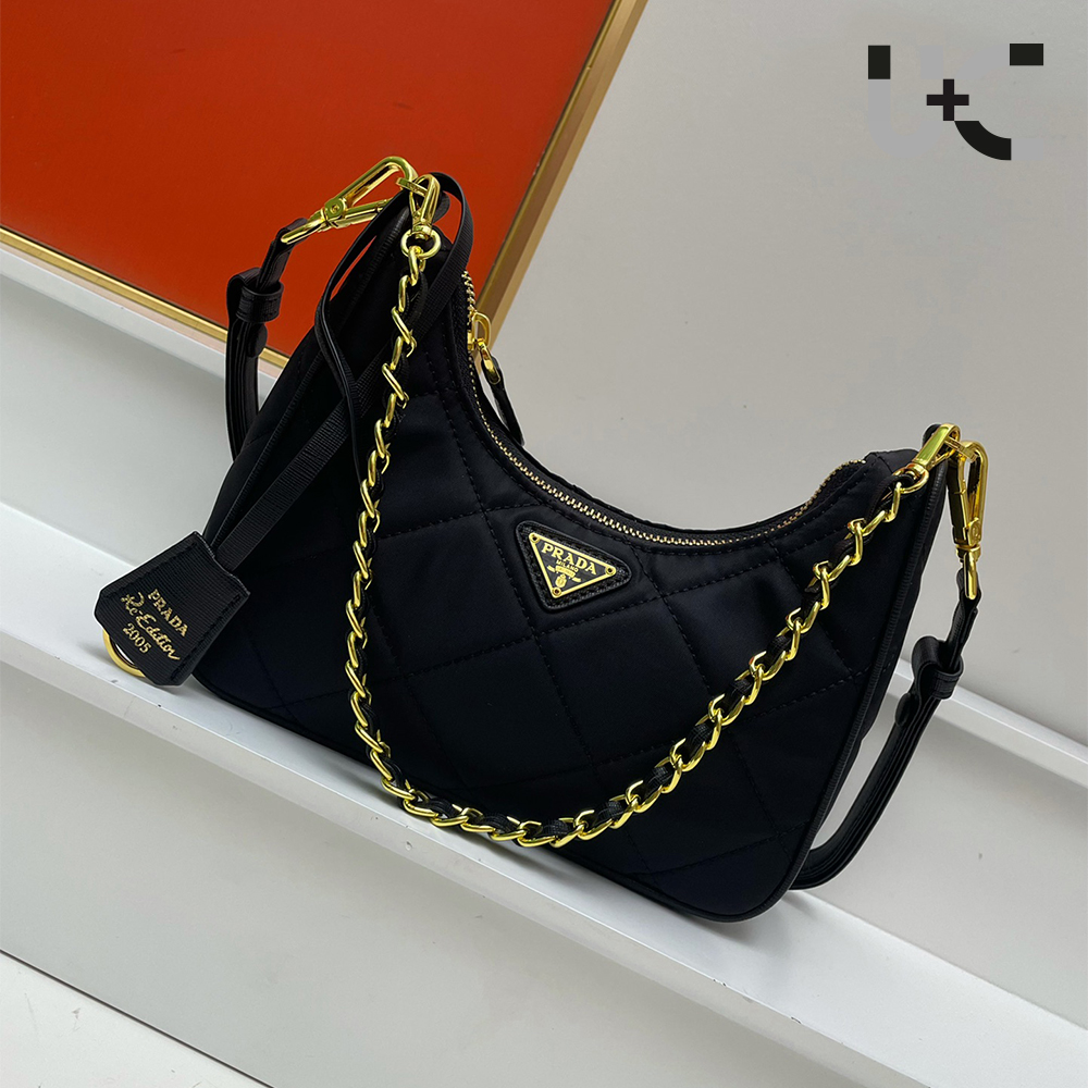  Prada Re-Edition 1995 Chaîne Re-Nylon bag