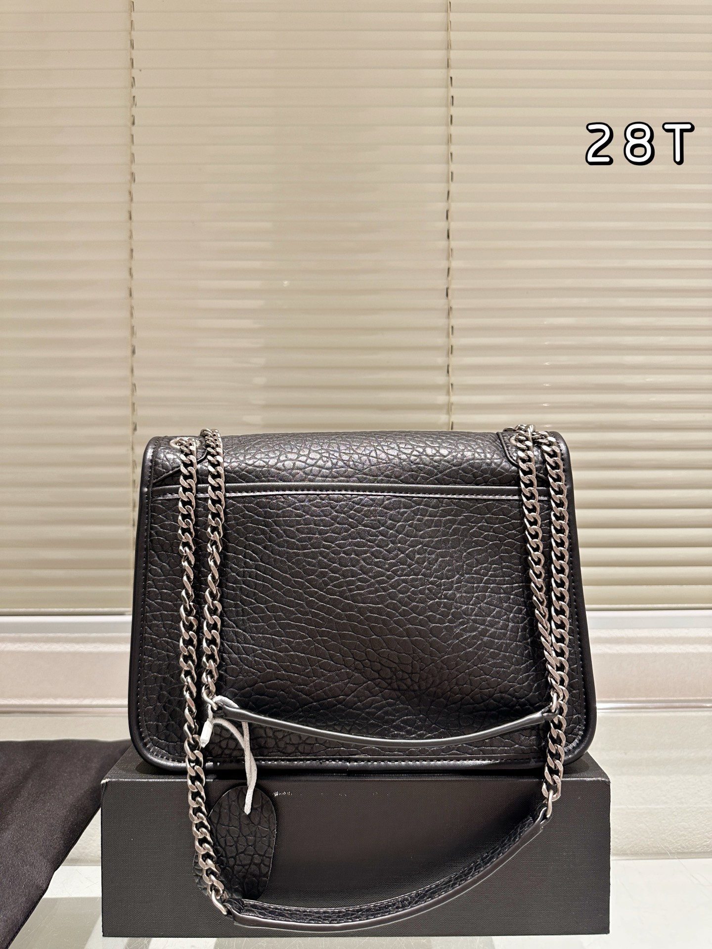 YSL Niki 28cm Crinkled Leather Crossbody Bag