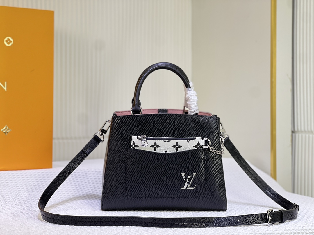 LV M59952 & More Marelle Tote - Epi Grained Leather & Monogram Pocket