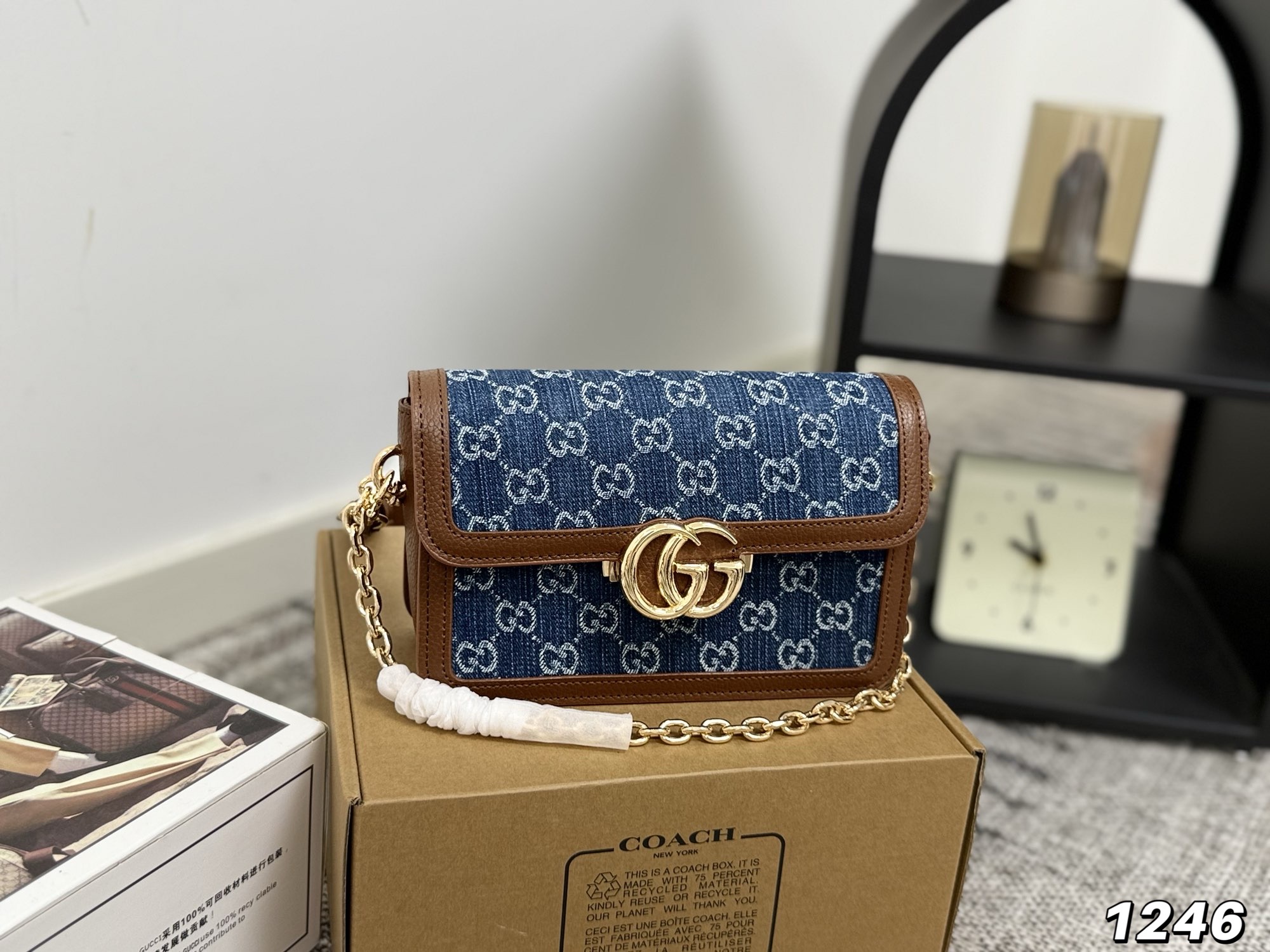 Gucci Denim Marmon Bag