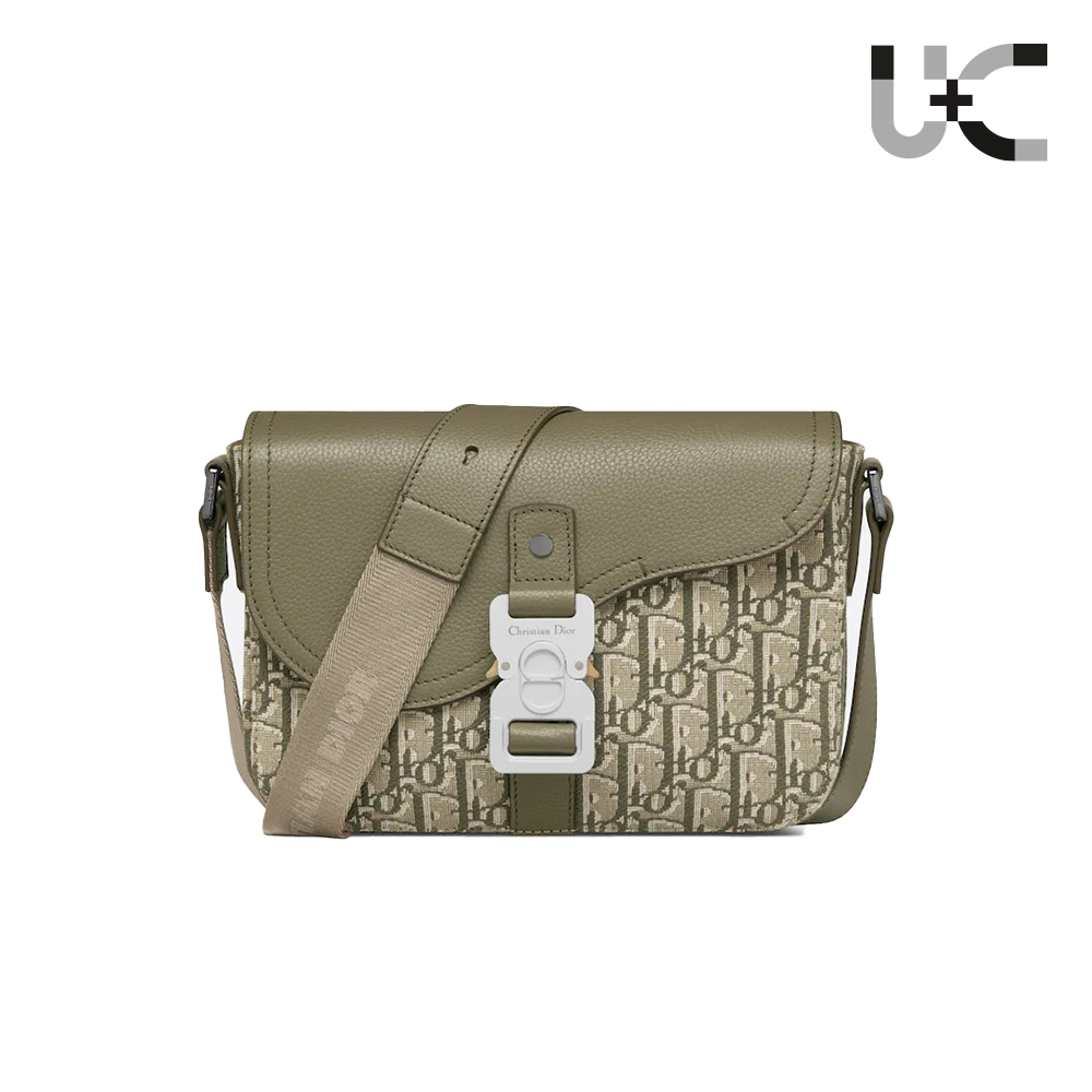 Dior Oblique Small Saddle Flap Messenger Bag