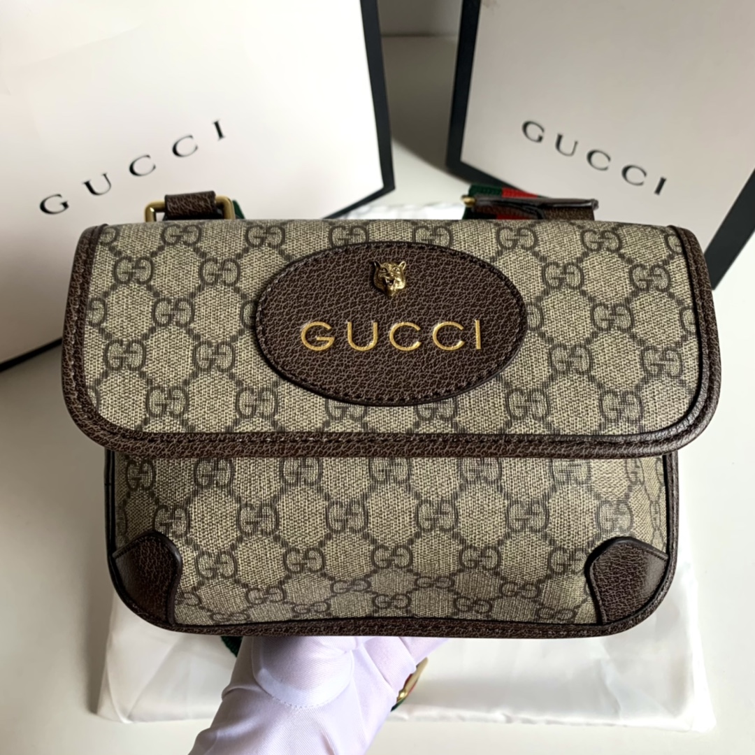 Gucci Supreme Mini Messenger Bag, Style: 501050