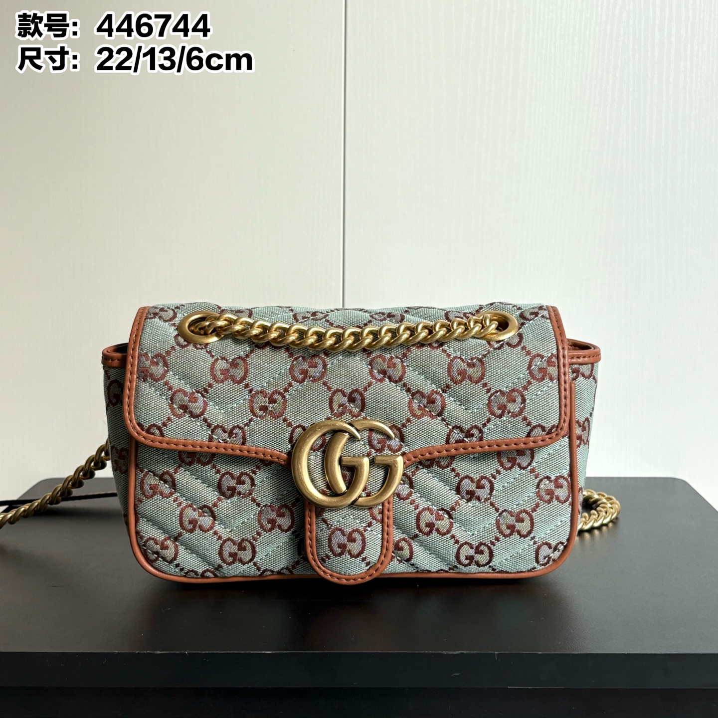Gucci Marmont small size is upgraded. Model: 446744